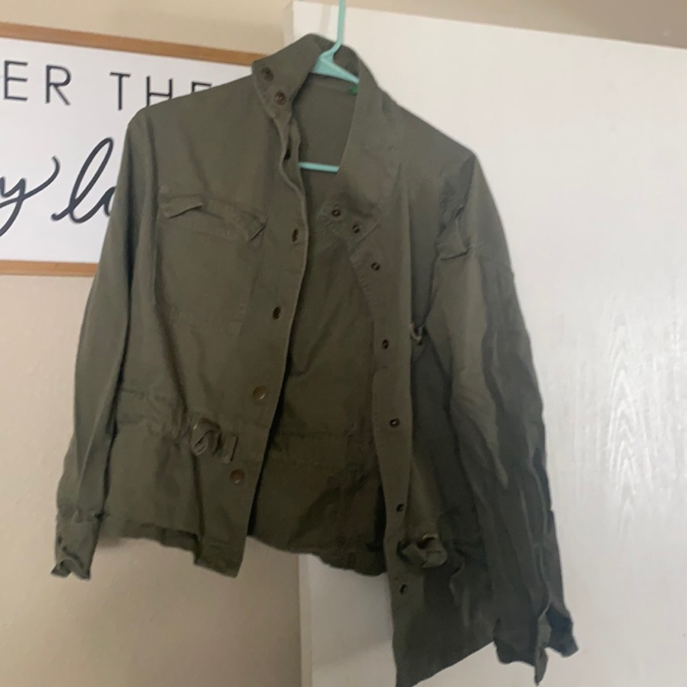 Army green jacket